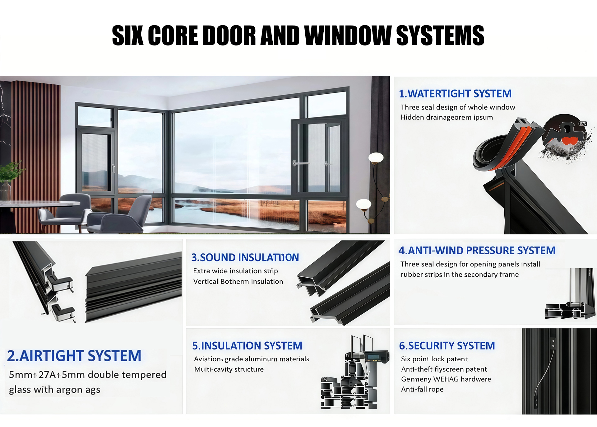 Aluminum Tilt & Turn Windows view 4